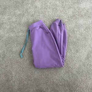 FIGS Lilac Dawn Scrub Pants, size S petite